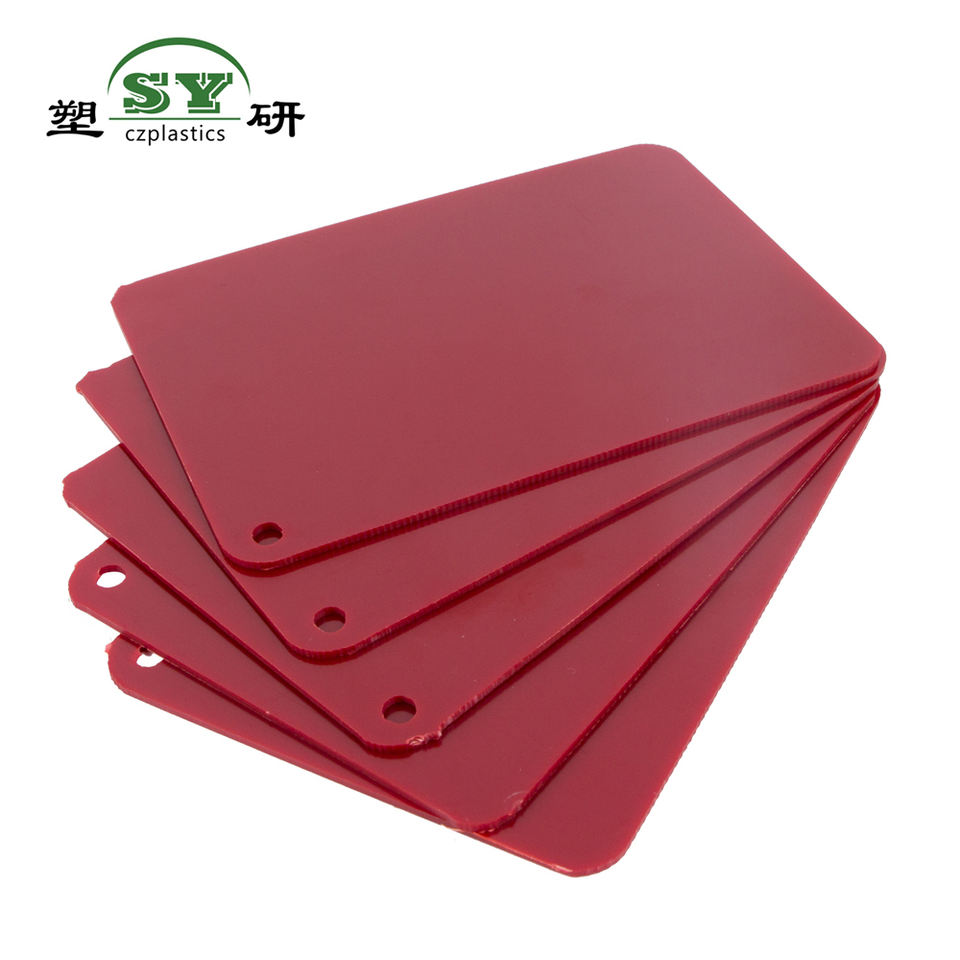 Red PMMA-ABS sheet