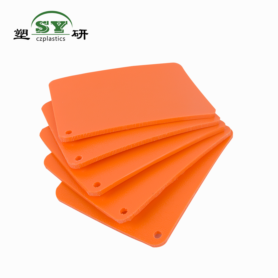 Smooth embossed orange color EVA Plastic Sheet