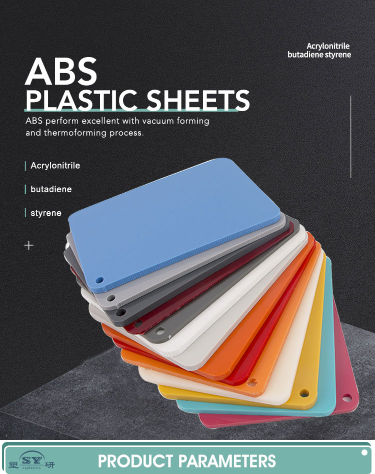 Product parameters of ABS Cold -resistant Sheet ABS Folha