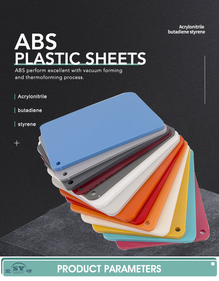 Product parameters of Color Smooth ABS Plastic Sheet