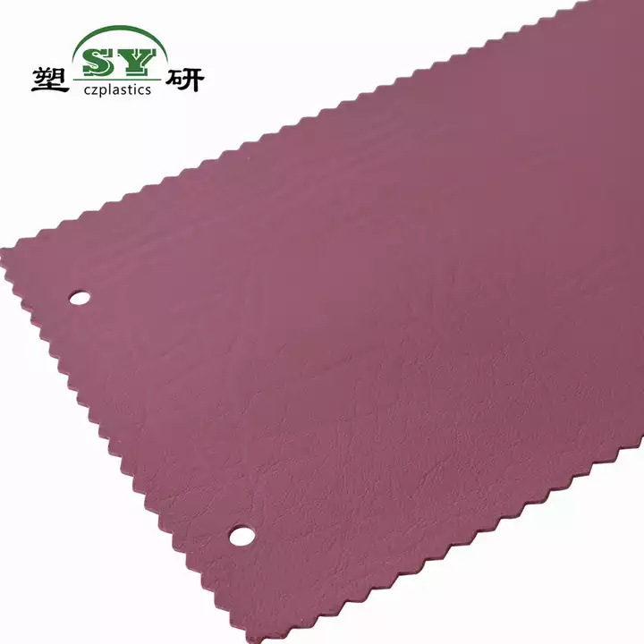Vacuum Forming PVC Stocklot PU Synthetic Leather Fabric